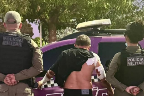 POLÍCIA MILITAR AGE RÁPIDO E PRENDE AUTOR DE FURTO E INVASÃO DE RESIDÊNCIA EM SÃO RAIMUNDO NONATO